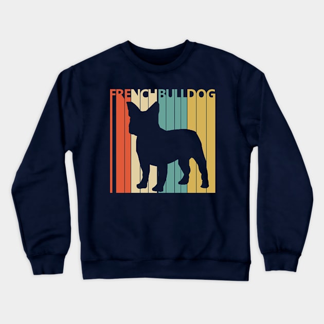 Vintage 1970s French Bulldog Dog Owner Gift Crewneck Sweatshirt by GWENT